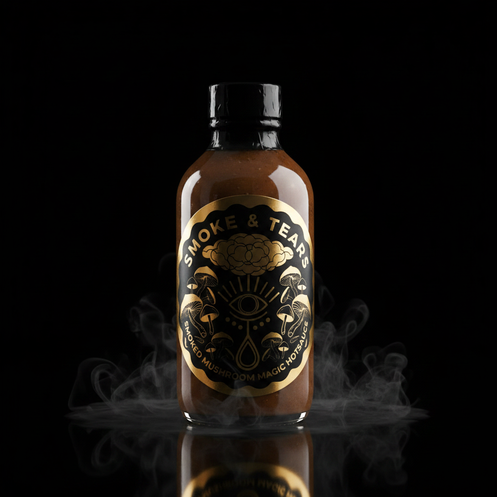 MUSHROOM MAGIC HOT SAUCE • 4 floz 118 ml