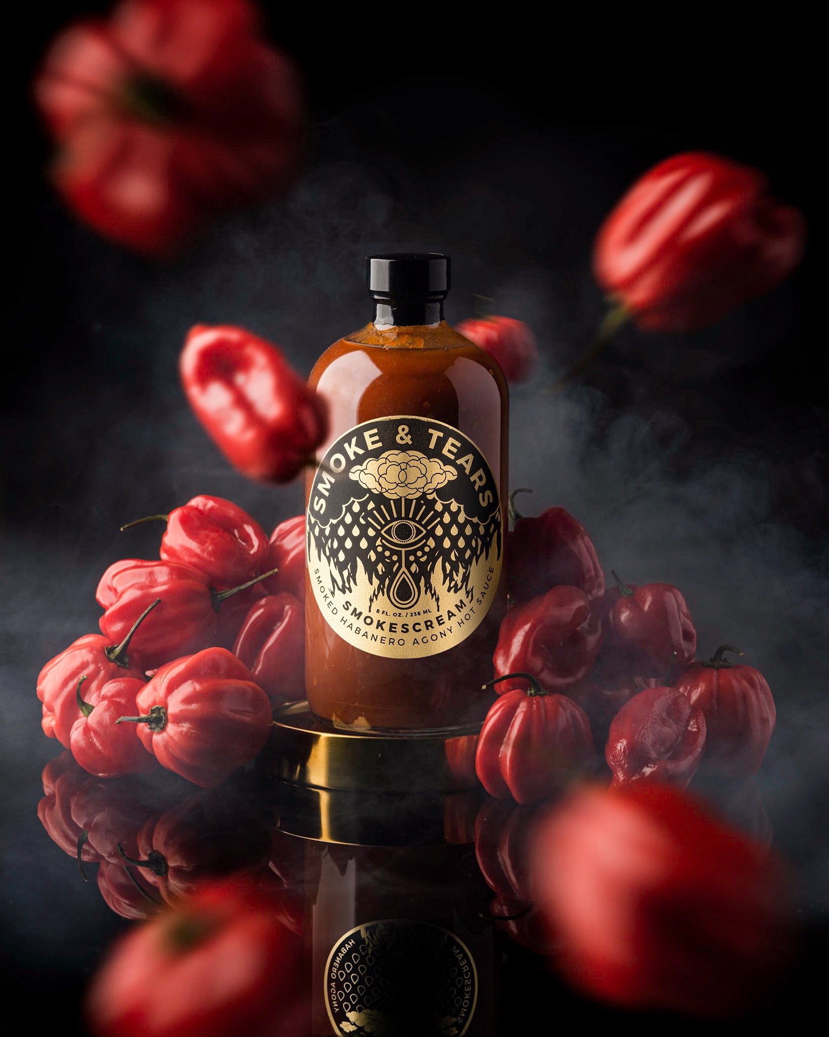 SMOKESCREAM 🔥  Smoked Habanero Agony Hot Sauce