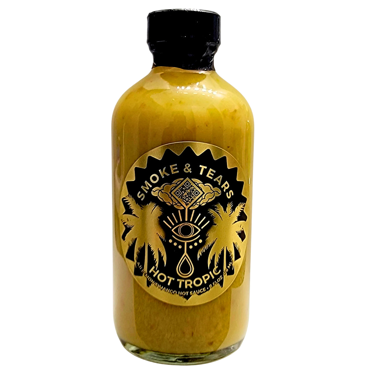 HOT TROPIC • AJI LEMON MANGO HOT SAUCE • 8 fl oz 236 ml