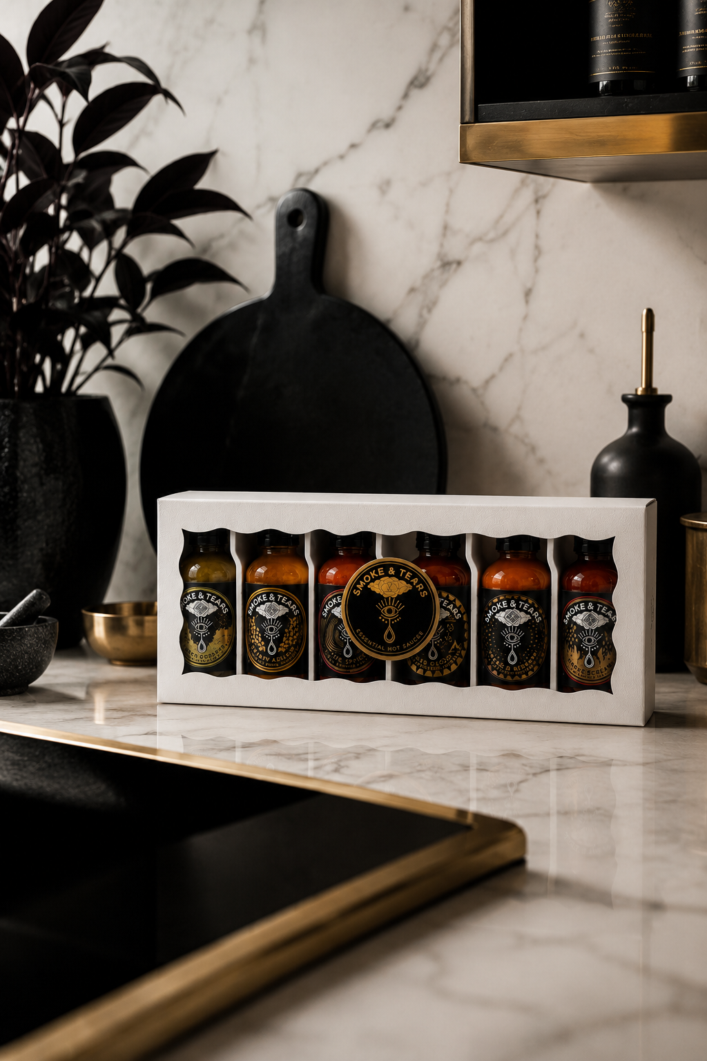 THE 6IX ESSENTIAL HOT SAUCE COLLECTION – Gift Box Set | 6 Gourmet Sauces