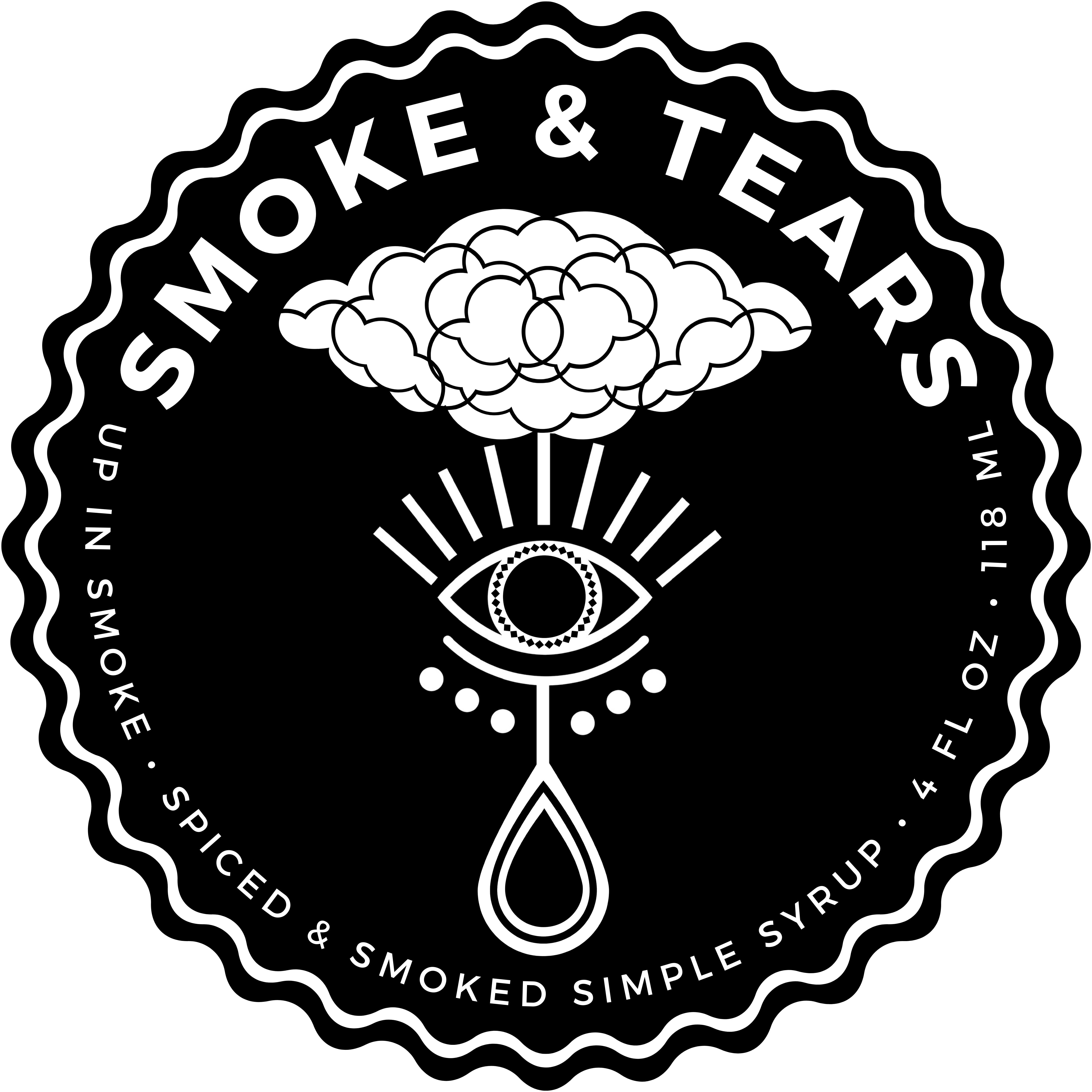 UP IN SMOKE • SPICED & SMOKED SIMPLE SYRUP • 4 FL OZ • 118 ML