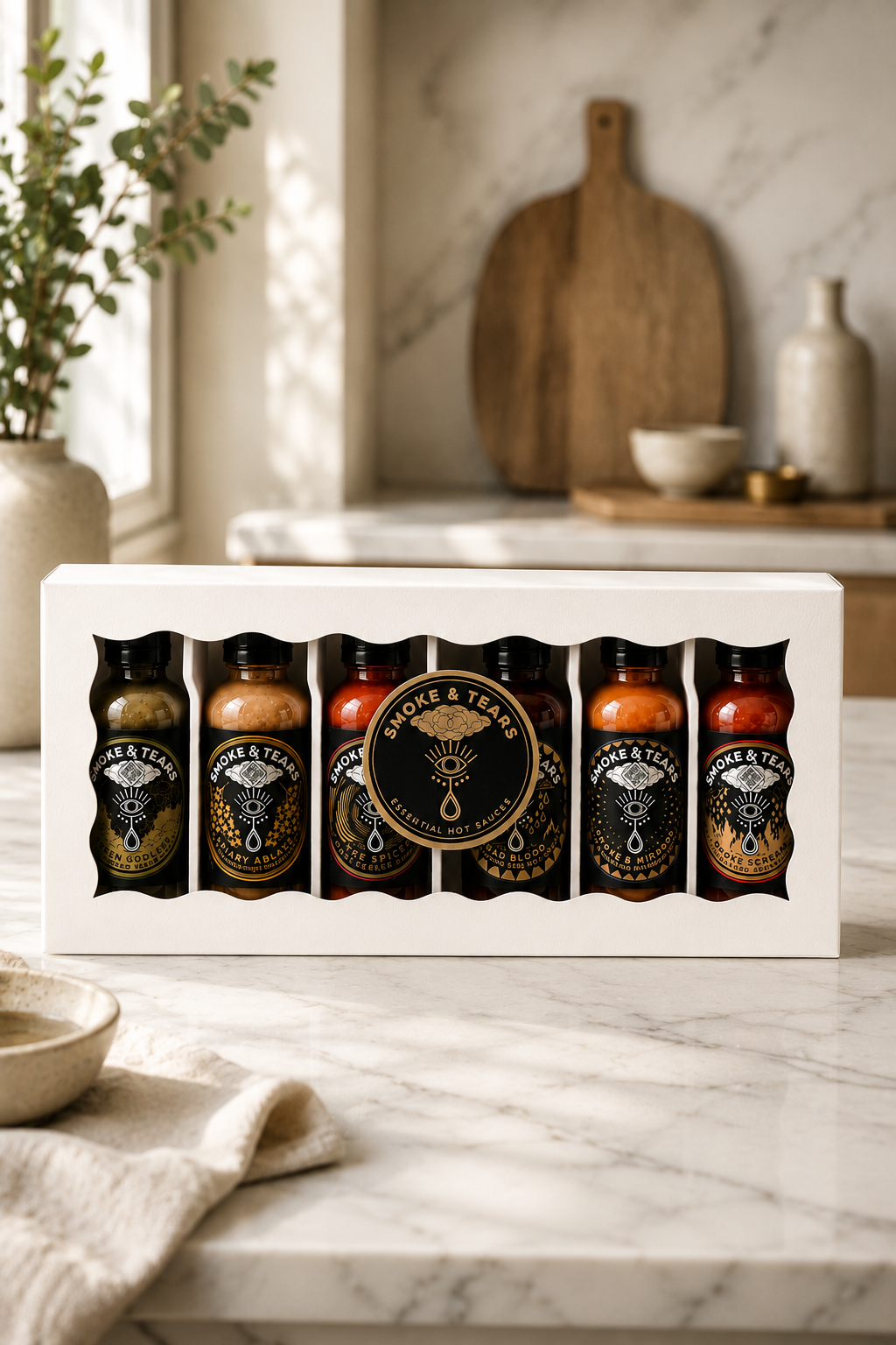 THE 6IX ESSENTIAL HOT SAUCE COLLECTION – Gift Box Set | 6 Gourmet Sauces