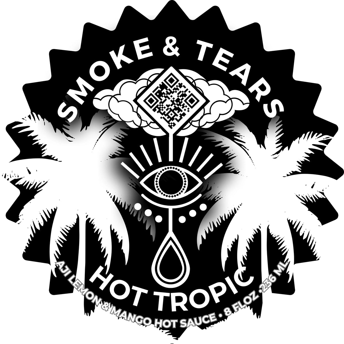 HOT TROPIC • AJI LEMON MANGO HOT SAUCE • 8 fl oz 236 ml