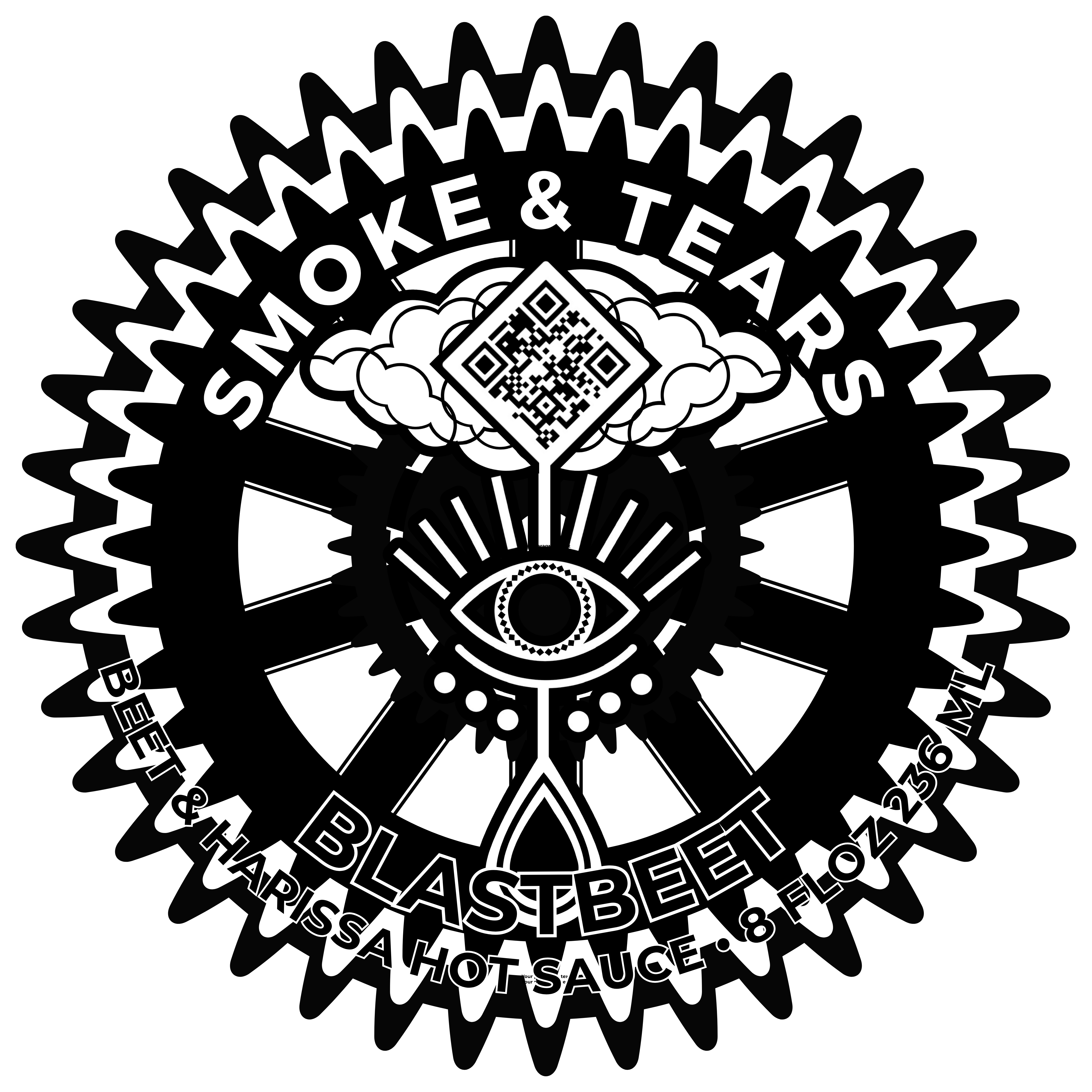 BLASTBEAT • BEET & HARISSA HOT SAUCE • 8 FL OZ • 236 ML