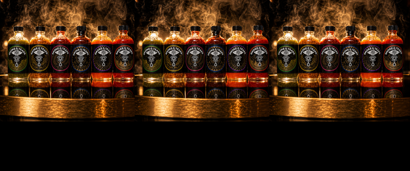 SMOKE & TEARS hot sauce collection