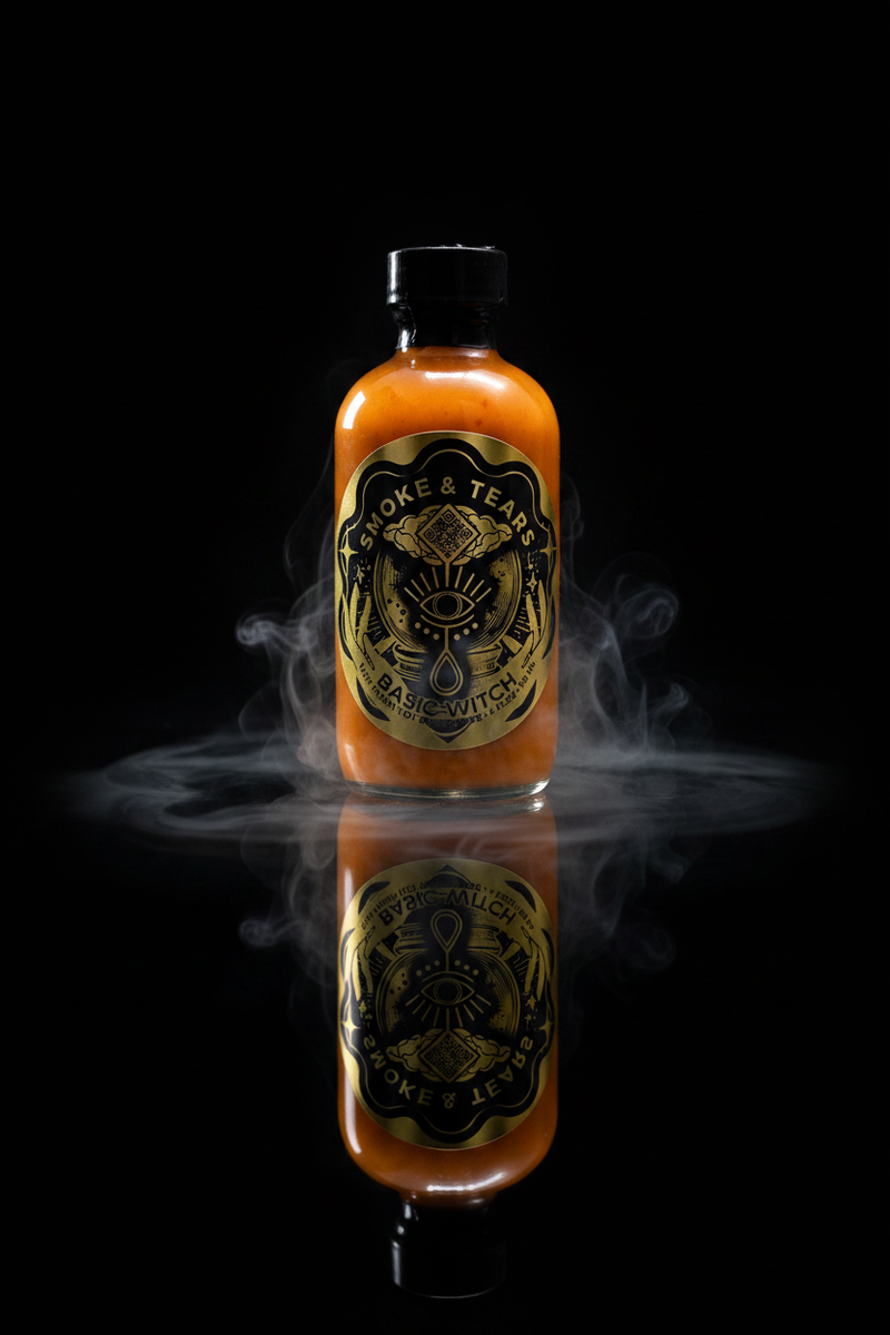 BASIC WITCH • TAKE FLIGHT WING HOT SAUCE • 4 fl oz 118 ml