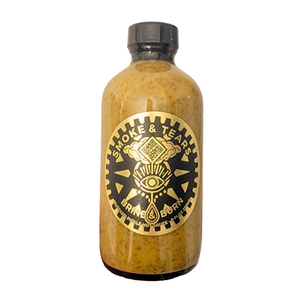 BRINE & BURN • MUSTARD PICKLE HOT SAUCE • 8 floz 236 ml • 🏆 THE ROYAL 2025 GRAND CHAMPION
