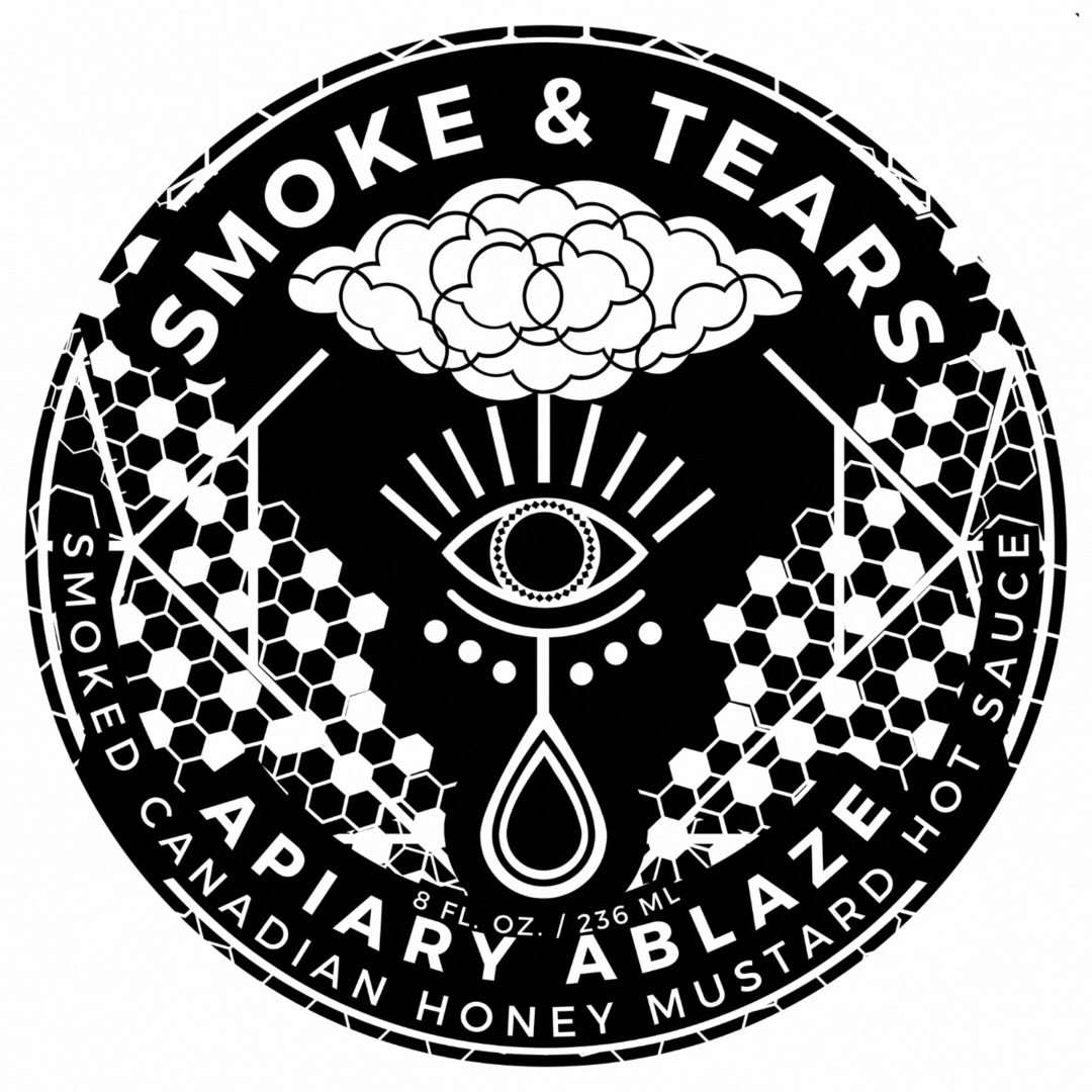 APIARY ABLAZE Smoked Honey Mustard Sting Hot Sauce