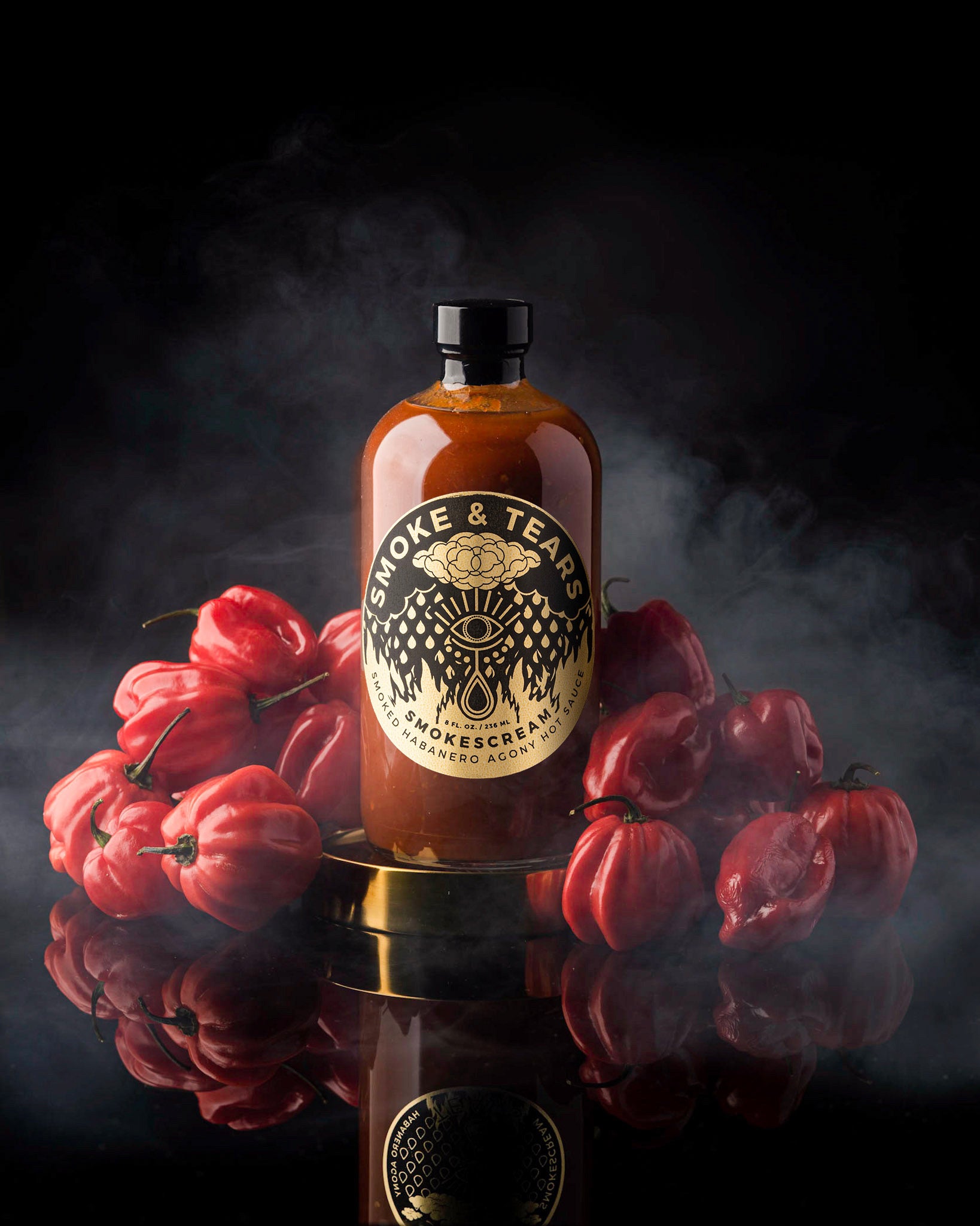 SMOKESCREAM 🔥  Smoked Habanero Agony Hot Sauce