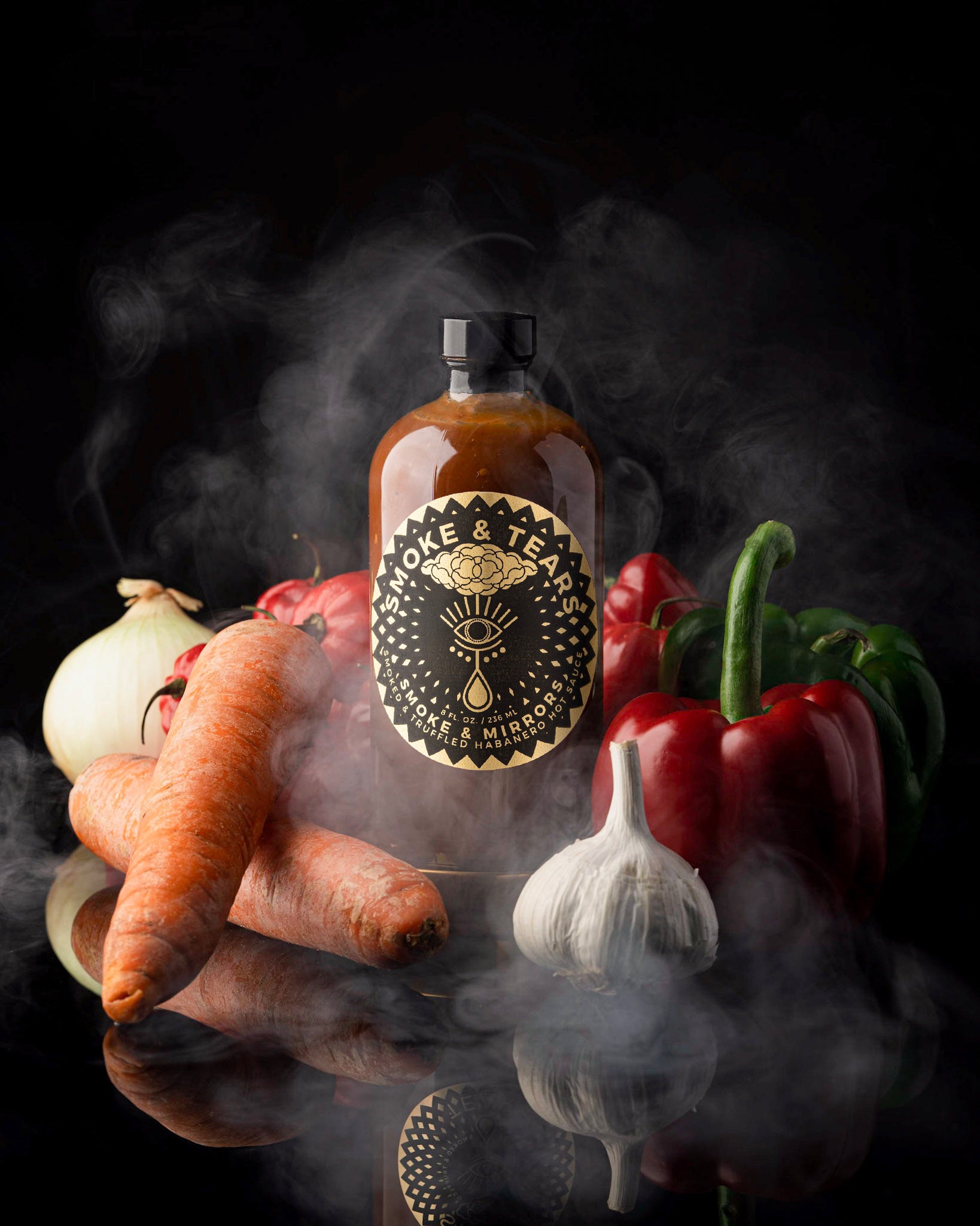 SMOKE & MIRRORS ✨ Smoked & Truffled Habanero Hot Sauce